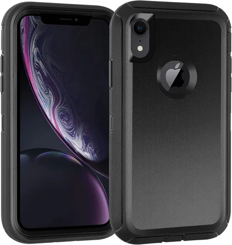 Miniatura 14 de Co-Goldguard Funda para iPhone XR, [3 capas] [a prueba de golpes] [a prueba de caídas] para iPhone XR, funda de protección resistente para iPhone