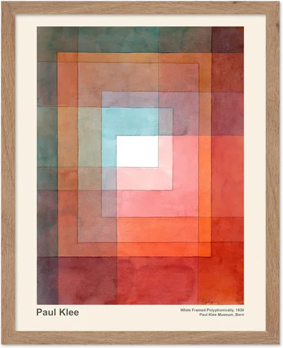 Miniatura 87 de Poster Master Póster vintage de Paul Klee – Impresión retro de cómicos – Arte de dibujo – Arte abstracto – Regalo para hombres y mujeres – Estilo-09