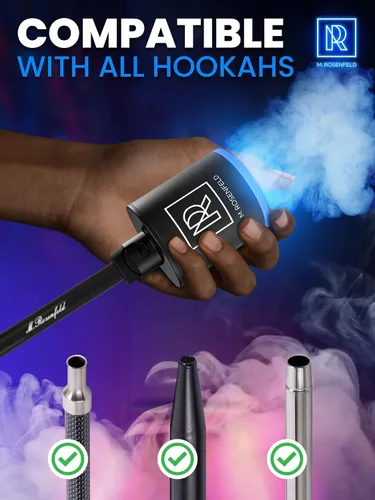 Miniatura 5 de Bomba de arranque de cachimba - Bomba de cachimba con batería recargable de 1300 mAh - Ventilador eléctrico portátil de cachimba y arrancador