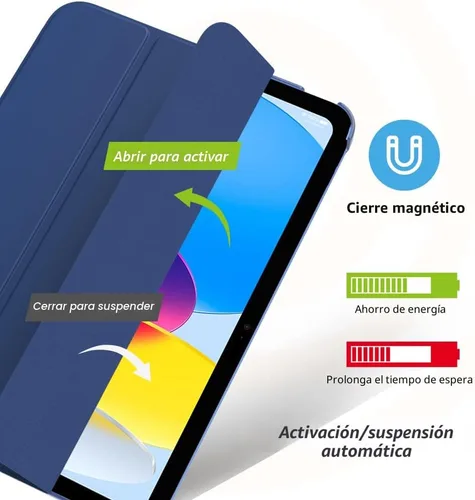 Miniatura 4 de MoKo Funda para iPad (A16) 11ª Generación Case 11 Pulgadas 2025, Funda para iPad 10ª Generación Case 10.9 Pulgadas 2022, Cubierta Inteligente