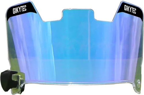 Visera de fútbol GIKYTEC Youth Football Helmet Visera resistente a los arañazos, bloqueo UV, visera de protección facial para casco de fútbol