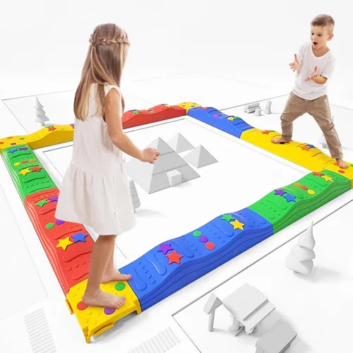 Miniatura 5 de MOCUTEEN Balanceo para niños pequeños, carga máxima, 220 libras, 12 unidades, superficie texturizada antideslizante y almohadillas de goma