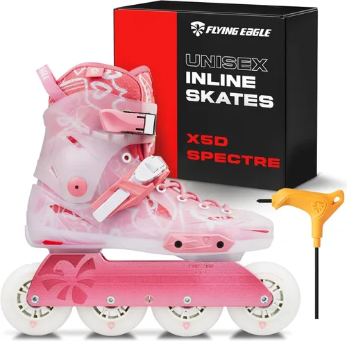 Flying Eagle Patines - X5D Spectre Freeskates Patines de velocidad en línea - Patines en línea para adultos - Cómodos Patines en línea Mujeres -