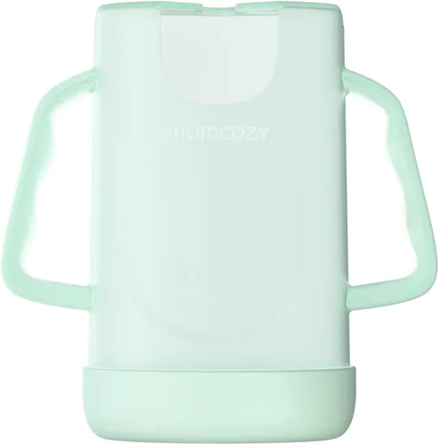 Miniatura 10 de Momcozy Soporte para bolsa de bebé sin apretar, soporte para caja de alimentos y jugos para bebés, sin desorden, fácil agarre para autoalimentación
