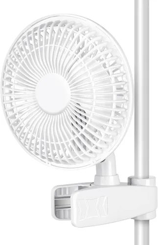 Miniatura 10 de Simple Deluxe Ventilador de clip para postes de cultivo de 6 pulgadas, ventilador de mono, ángulos de 90° ajustables manualmente, 15 W, control de 2