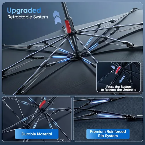 Miniatura 5 de 【2025 Actualizado】EcoNour Parasol Premium para Parabrisas de Coche Parasol Plegable para Parabrisas Delantero Visor Extendido Bloqueador de Sol