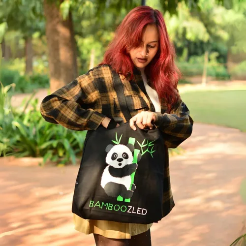 Miniatura 33 de Ecoright Bolsa de lona estética para mujer, bolsa grande con cremallera y bolsillo, bolsa de mano para mujer, para yoga, trabajo, playa