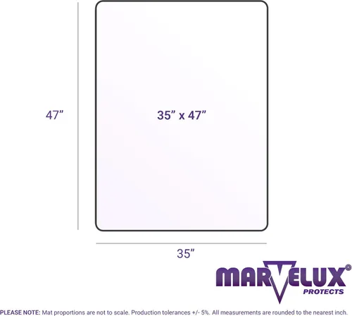 Miniatura 9 de Marvelux Tapete protector de suelo transparente, tapete multiusos de protección de suelo de madera dura de PVC, cubierta de suelo de plástico