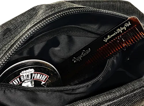 Miniatura 5 de Dapper Dan Organizador de artículos de tocador, bolsa de aseo de viaje para hombre, organizador de artículos de tocador de viaje (vacío), 14.11 oz