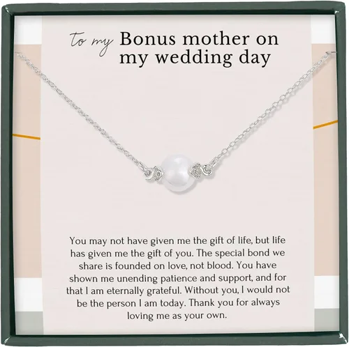 HOPE LOVE SHINE Regalos para la madre del novio, regalos para madre de la novia en el día de la boda de parte de la hija o el hijo, caja de regalo