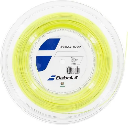 Babolat RPM Blast Rough - Carrete de cuerda de tenis Amarillo/Amarillo