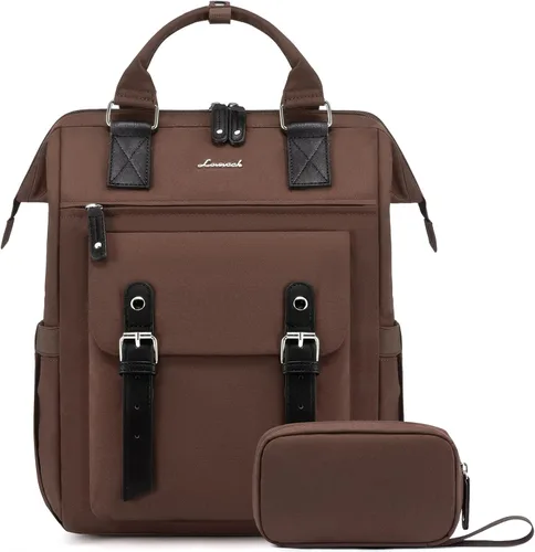 Miniatura 41 de LOVEVOOK - Mochila para laptop, para viaje de trabajo, bolso de enfermera, profesor, médico, viajero, para computadora de negocios, mochila