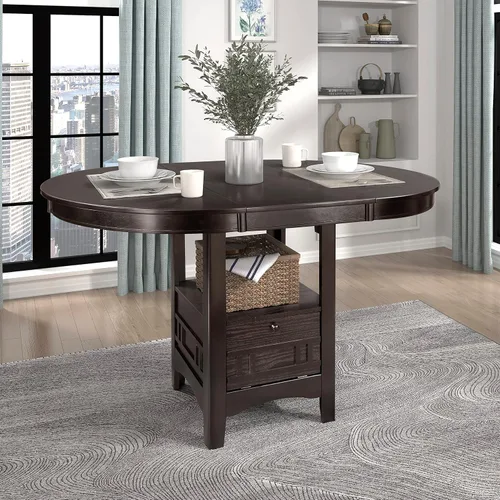 Miniatura 7 de Lexicon Dante Silla de Altura de Mostrador (Juego de 2), Silla de Isla de Cocina con Marco de Madera con Asiento de Tela Tapizada y Diseño