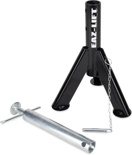 Miniatura 4 de Eaz-Lift Camco - Gato telescópico para caravana, juego de 2, se ajusta de 16 pulgadas a 30 pulgadas, cuenta con una capacidad de carga de 6,000