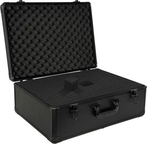 Miniatura 17 de Funda de transporte rígida de 14 pulgadas, ideal para almacenamiento de sistemas de micrófono inalámbrico y transporte de equipos de cámara