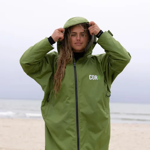 Miniatura 32 de COR Surf Swim Parka for Youth and Adults Heavy-Duty Weatherproof Swimming Jacket with Size Options for Men, Women and Kids