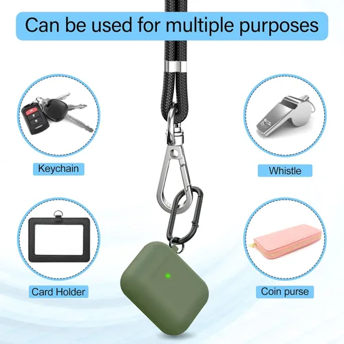 Miniatura 4 de Takyu Cordon para teléfono celular, cordon cruzado para teléfono con correa de cuello ajustable y paquete de 2 correas de muñeca para teléfono