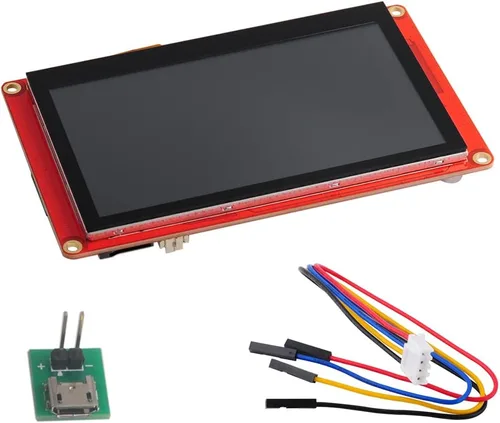 Nextion Inteligente 4.3 pulgadas HMI Display NX4827P043-011C Pantalla táctil capacitiva 5V TFT LCD 480x272 para Arduino ESP32 (NX4827P043-011C)