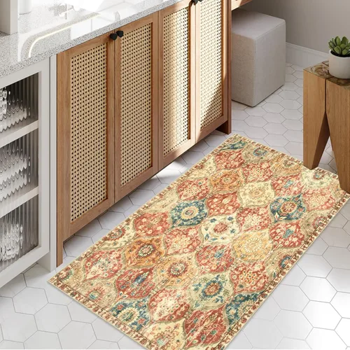 Miniatura 83 de Lahome - Alfombra de marroquí tejida, alfombra para cocina, pasillo, antideslizante, pasillo para entrada, pasillo de lavadero, dormitorio, 274 x