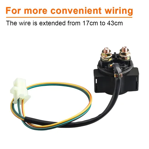 Miniatura 2 de WATERWICH Relé solenoide de arranque compatible con Honda 300 Fourtrax TRX300 TRX300FW 2X4 4x4 1988 1989 1990 1991 1992 1993 1994 1995 1996 1997
