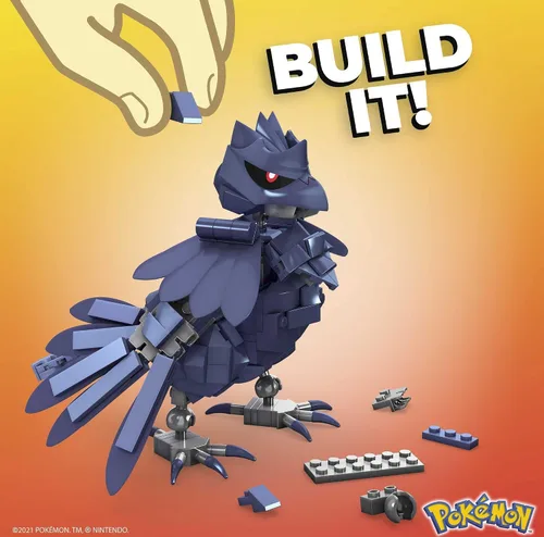Miniatura 3 de MEGA Corviknight - Juego de construcción con 340 ladrillos y piezas compatibles y Poké Ball, juego de regalo de juguete