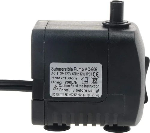 Miniatura 3 de Saim - Bomba de agua sumergible de 53 GPH para acuario, mini bomba de estanque de fuente con cable de alimentación de 4.9 pies para acuario, pecera