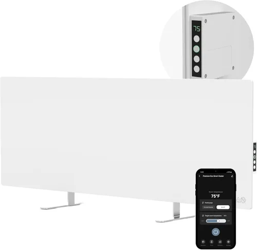 Miniatura 9 de AENO Calentador Infrarrojo - Con Termostato - Panel Calentador Eléctrico de Ahorro de Energía de 700 Vatios - Calentador de Espacio Inteligente