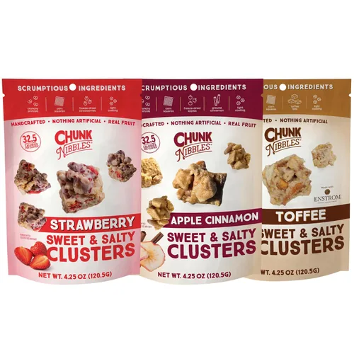 Miniatura 16 de Chunk Nibbles S'mores Snack Clusters - Golosinas inspiradas en fogatas con malvaviscos, galletas Graham, pretzels y chocolate, lote pequeño, hecho a