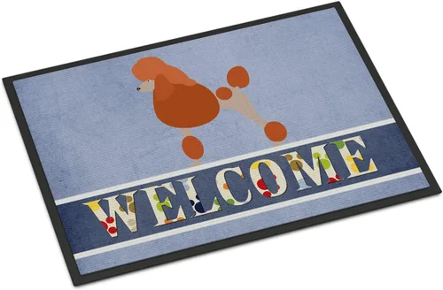 Miniatura 78 de Caroline's Treasures BB8321JMAT - Felpudo de bienvenida Berger Picard de 24 x 36 pulgadas, tapete azul para puerta delantera, para interiores