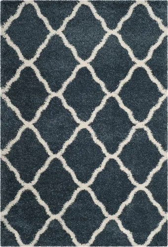 Miniatura 59 de SAFAVIEH Hudson Shag Collection - Alfombra extragrande de 11 x 15 pies, diseño de enrejado, no desprende pelusa y de fácil cuidado, 2 pulgadas