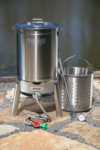Miniatura 2 de Kit para hervir y cocinar al vapor 800-144 de Bayou Classic, 11 galones, inoxidable