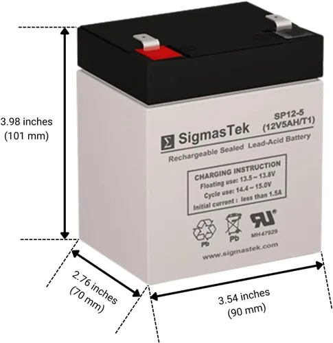 Miniatura 2 de Enersys 12V 4.5Ah SLA Batería Recargable para Sistemas de Seguridad