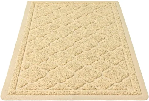 Miniatura 17 de WePet Tapete para caja de arena para gatos, almohadilla de PVC de alta calidad, alfombra de captura duradera, sin ftalatos, resistente a la orina