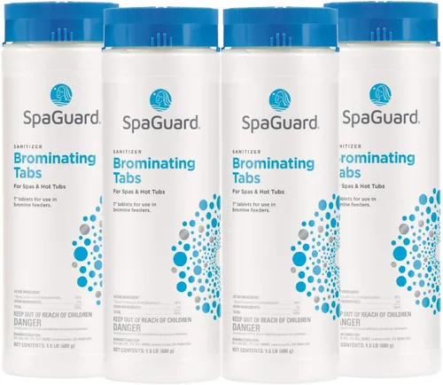 Miniatura 3 de SpaGuard Tabletas de bromación (1.5 lb) (paquete de 2) Dissolves Gradually for Continuous Protection, Suitable for Spas and Hot Tubs