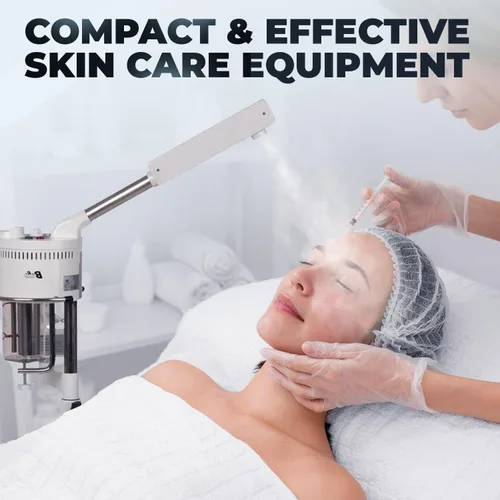 Miniatura 4 de Buy-Rite - Vaporizador facial Marie Ozone 2 en 1, lámpara de aumento de 5 dioptrías, altura totalmente ajustable, giro de 360 pies, temporizador
