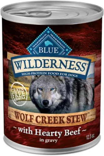 Miniatura 15 de Blue Buffalo Wilderness Wolf Creek - Estofado de carne de res abundante en salsa con alto contenido de proteínas y sin granos, lata de 12.5 onzas, 3