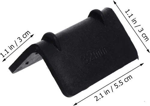 Miniatura 4 de ibasenice 100 protectores de esquina de plástico de 2.16 x 1.18 pulgadas para envío, protección de borde de carga, protectores de correa