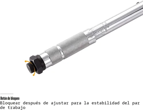 Miniatura 7 de Amazon Basics Llave dinamométrica de clic de accionamiento de 3/8 pulgadas - 15-80 ft.-lb, 20.4-108.5 Nm