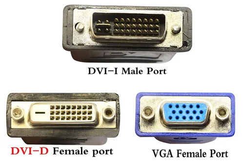 Miniatura 8 de Wyse - Cable divisor DVI-I a DVI-D y VGA de 10 pulgadas, doble monitor compatible con Dell OptiPlex GX620 SC280 y más