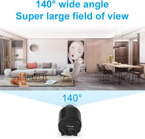 Miniatura 7 de New Smallest Wireless WiFi Camera,HD1080P Mini Concealed Camera Detector,Portable Baby Monitor,Pet Camera Nanny Cam with Night Vision,Motion