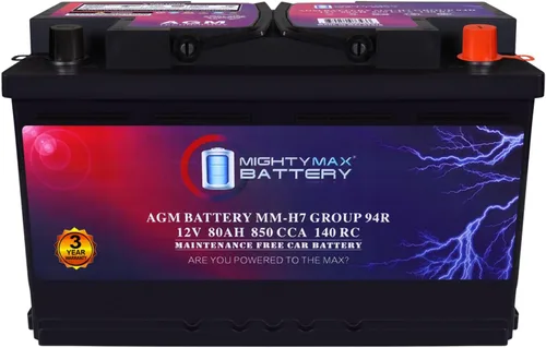 Miniatura 12 de Batería Mighty Max Battery MM-G35 de Arranque y Parada para Coche BCI Grupo Tamaño 35 12V 55Ah, 100RC, 650 CCA Batería de Coche AGM Recargable