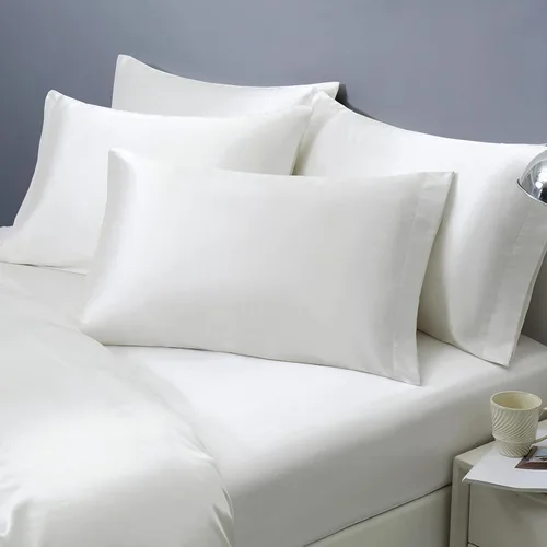 Miniatura 48 de Ersmak Juego de 2 fundas de almohada de satén estándar, ultra suaves y sedosas para cabello y piel, resistentes a las arrugas a la decoloración