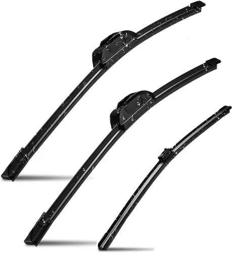 Miniatura 12 de Juego de 3 limpiaparabrisas de repuesto para GMC Terrain Chevy Equinox 2010-2017, 24 + 17 + 13 pulgadas (juego de 3)