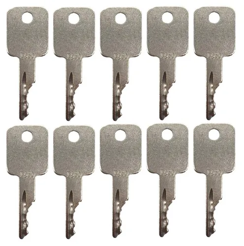 Miniatura 3 de Paquete de 2 llaves de encendido para Bobcat, Terex, Broce, Ditch Witch, Genie, Grove, Ingersoll-Rand, JLG, Pollock, Tenant, Timberjack, Vermeer