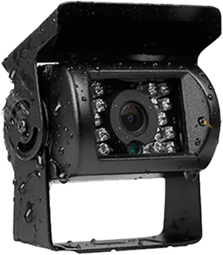 Miniatura 3 de Remolque de autobús CCD impermeable de 4 pines, 18 LED, visión nocturna, visión trasera, cámara de respaldo inversa para autobús, camión