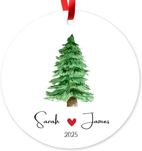 Miniatura 8 de Adorno personalizado para la primera Navidad en nuestro nuevo hogar 2025, adorno de Navidad de dirección de casa nueva, regalos de inauguración