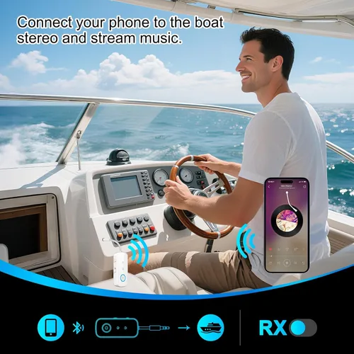 Miniatura 7 de Transmisor Receptor Bluetooth 5.4 Premium Pro, Adaptador de Audio para Avión, Transmisor Inalámbrico para TV/Vuelo de Viaje, Aerolínea, Gimnasio.