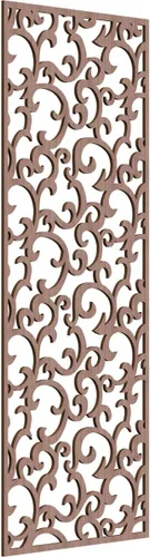 Miniatura 27 de Wheatland Paneles de pared decorativos de madera con calado, 9 3/8 pulgadas de ancho x 24 3/8 pulgadas de alto x 1/4 de alto, nogal