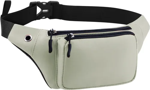 Miniatura 15 de Kamo Fanny Pack, Riñonera Mochila Impermeable Durable Poliéster Pequeño para el aire libre Ligero bolsa cruzada, bolso de día para Mujeres Hombres