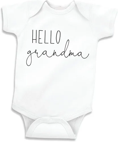 Miniatura 5 de Bump and Beyond Designs Anuncio de embarazo Recién nacido, Hola abuela